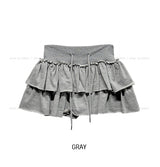 Eki Tiered Cut Mini Skirt