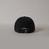 Washed Logo Ball Cap (Black/White)