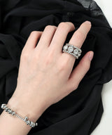 Unique Cubic Beads Ring