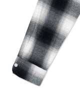 CUT OFF FLANNEL CHECK SHIRT