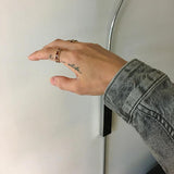 ASCLO Burgundy Cross Ring