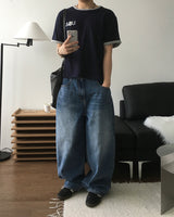 Root Balloon Denim Pants