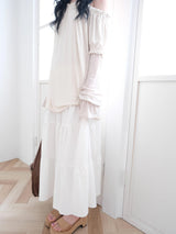 frill off long t