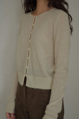 Hushed Wool Cardigan [Lemon]