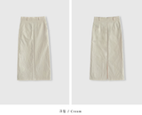 Weekly Backslit Maxi Long Skirt / 3 colors