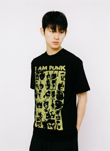 アイアムパンクTシャツ - ブラック