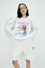25SS SUMMIT OPANCHU USAGI LONG SLEEVE T-SHIRT WHITE
