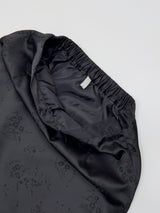 Jacquard satin midi skirt
