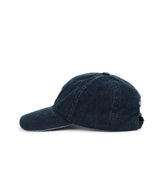 VINTAGE WASHED SLASH LOGO BALL CAP_NAVY
