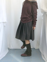 Lenny Shirring High-Neck Knitwear