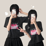 トマト ❣️ ウォッシングクロップ半袖Tシャツ (One color)