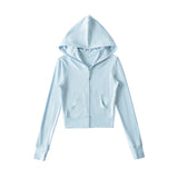Color Point Hood Jacket