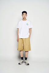 25SS ブロックピクセルロゴショートスリーブTシャツ ホワイト