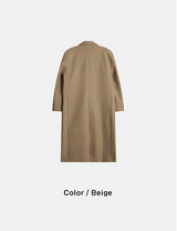 [Unisex] マックスダブルロングコート(2color)