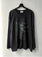 シークレットプリンティング長袖ルーズフィットTシャツ