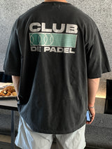 Look Graffiti Pigment Club Graphic Oversized Short Sleeve T-Shirt