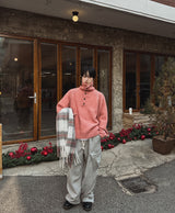 Tessie Stitch High Neck Two-Way Knit