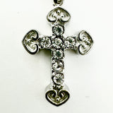 Cubic cross necklace (2color)