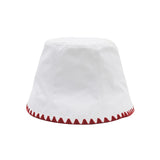 トライアングル ステッチバケットハット (White)