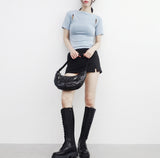 Komon slit short skirt pants