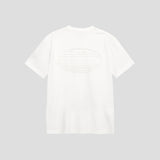 PARAGRAPH TONAL EMBROIDERY T SHIRT - OFF WHITE