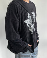 DIS Ribbed Knit Long Sleeve