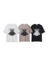 Life Lettering Short Sleeve Knit T-Shirt