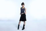 Eyelet 2 - Way Wrap Skirt - Black