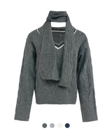 Lyle Modern Muffler Knit Top