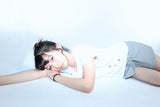 Grunge Claw Leopard Eyelet Tee - White