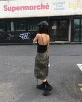 Mesh halter top