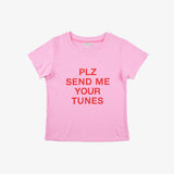 レタリング Tシャツ_ピンク
