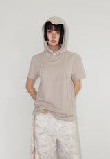 カーブ フーデッド ハーフ Tシャツ