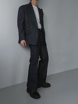 ASCLO Flare Denim Double Blazer