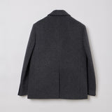 WOMAN ピュアウールジャケット  MELANGE GRAY