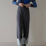 ロールアップワイドパンツ