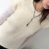 Star Outline Cord Necklace