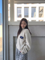 Hael Check Anorak Fleece Sweatshirt