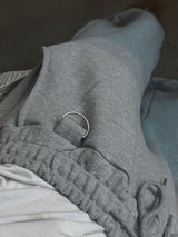 ASCLO D Ring Curve Sweat Pants (3color)