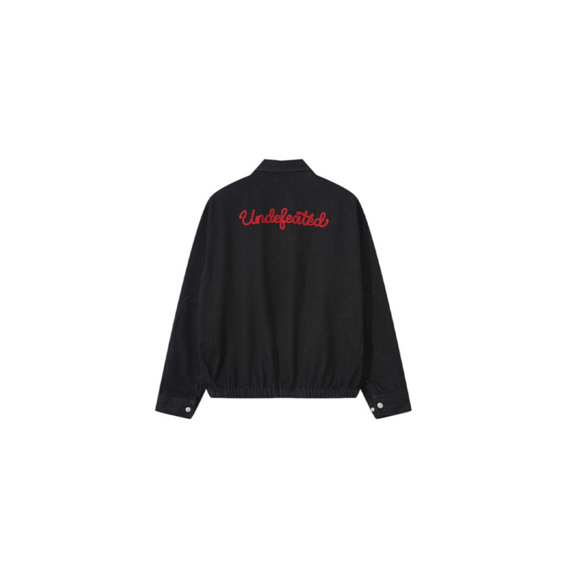 LP Red Embroidered Denim Jacket
