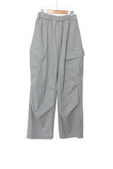 diagonal cargo sweatpants
