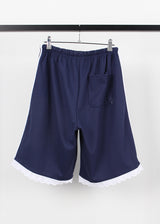 LACE TRACK LINE HALF PANTS