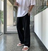ファーストクールエアナイロンバンディングワイドパンツ