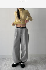 [Brushed Lining] Moss Two-Way Training Pants