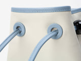 BAZAS bucket leather bag / Bright Ivory