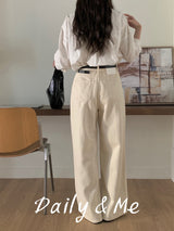 Cotton wide pants(4color)