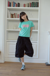 26SS★ Pop Strawberry Crop Short Sleeve Tee