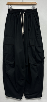 LOOSE CARGO BANDING BALLOON PARACHUTE BALLOON COTTON PANTS 💚🐣🖤 - 3 COLORS