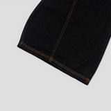 [Unisex] ステッチブーツカットデニムパンツ