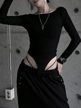 backless bodysuit T